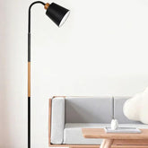 Asymmetrical Simple Double Head Bedroom Lamp Floor